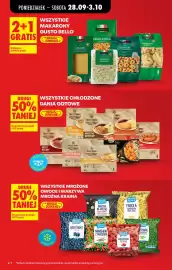 Biedronka gazetka tydzień 40 Strona 8: Makaron Gusto Bello, Nasze Smaki Kotlet Drobiowy