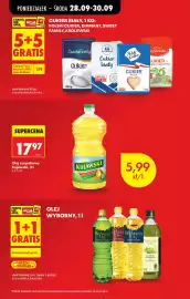 Biedronka gazetka tydzień 40 Strona 9: Cukier biały €1,99, Olej Wyborny