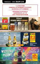 Biedronka gazetka tydzień 40 Strona 90: Piwo Corona Extra, Piwo Kozel €3,79