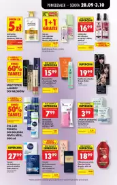 Biedronka gazetka tydzień 40 Strona 93: Serum lub mgietka do włosów Niuwu €22,99