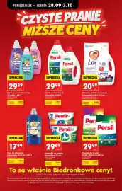 Biedronka gazetka tydzień 40 Strona 98: Kapsułki do prania Persil Disc €29,69, Proszek do prania Persil €29,99