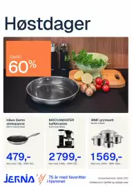 Jernia kundeavis Side 1: MOCCAMASTER kaffetrakter €3.499,00, Hâws Santo stekepanne €1.199,00