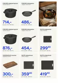 Jernia kundeavis Side 5: FISKARS støpejernsgryte €1.099,00, INVITE skjærebrett €499,00
