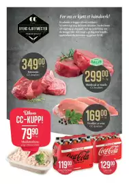 CC Mat kundeavis uke 40 Side 3: Entrecote CC-kvalitet €349,00, Medisterfarse €79,90