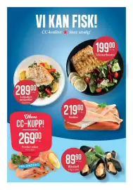 CC Mat kundeavis uke 40 Side 6: Blåskjell €89,90, Ferske reker €269,00