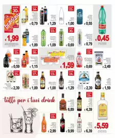 Volantino PrestoFresco Pagina 7: Energy drink gusti assortiti Powerade €1,09, Acqua tonica Kinley €1,00