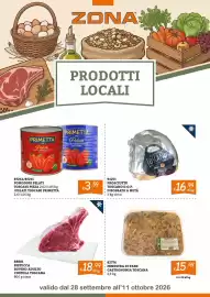 Volantino Zona Pagina 1: Minestra di pane gastronomia toscana €15,49, Pomodori pelati toscani pizza primetta €3,59