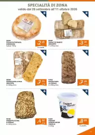 Volantino Zona Pagina 19: Schiacciata a pala precotta €7,79, Schiacciata ai cereali €7,99