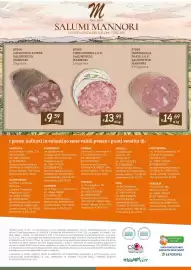 Volantino Zona Pagina 24: Mortadella Prato I.G.P. Salumificio Mannori €14,69, Finocchiona I.G.P. Salumificio Mannori €13,99