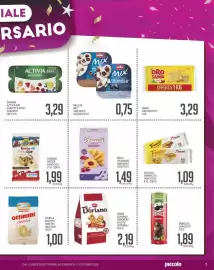 Volantino Supermercati Piccolo Pagina 3: Doriano crackers salati/integrali €2,19, Bauli croissant ciliegia €1,49