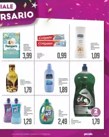 Volantino Supermercati Piccolo Pagina 5: Malizia bagno schiuma €1,79, Felce Azzurra ammorbidente €1,89