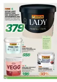 Coop Byggmix kundeavis Side 4: JOTUN LADY PERFECTION TAK 02/HELMATT INTERIØRMALING €379,00