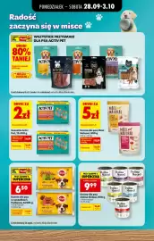 Biedronka gazetka tydzień 40 Strona 2: Karma dla psa Maxi Natural kurczak i indyk z marchewką €10,99