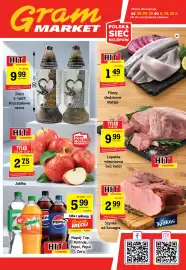 Gram Market gazetka tydzień 40 Strona 1: Filety śledziowe €1,49, Jabłka Hit €2,75