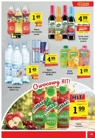 Gram Market gazetka tydzień 40 Strona 14: Syrop, baza do napoju Łowicz €4,99, Napój Ustronianka Junior €1,49