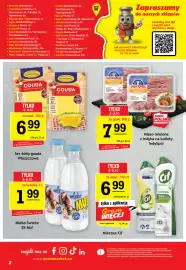 Gram Market gazetka tydzień 40 Strona 2: Kotlety Indykpol €7,99, Mleczko Cif €6,99