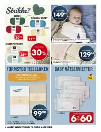 Sparkjøp kundeavis Side 6: FORMSYDD TISSELAKEN, BABYTEPPE €149,90
