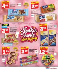 Topaz Express gazetka tydzień 40 Strona 17: Ciastka Maltanki €2,69, Cukierki Toffino Choco €1,99