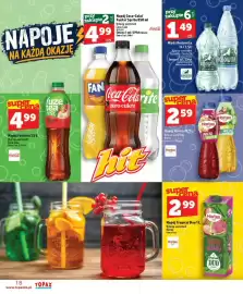 Topaz Express gazetka tydzień 40 Strona 18: Napój Hortex €2,59, Woda Rodowita €1,49