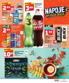 Topaz Express gazetka tydzień 40 Strona 19: Napój Pepsi/Mirinda/Mountain Dew €2,99, Napój gazowany Zbyszko €3,49