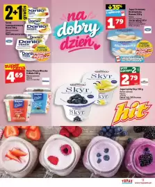 Topaz Express gazetka tydzień 40 Strona 9: Deser Ptasie Mleczko Bakoma €4,69, Jogurt kremowy Biszkoptowy Danone €1,79