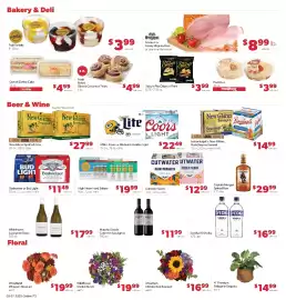 Family Fresh Market weekly ad week 40 Page 8: Captain Morgan Spiced Rum €29,99, Budweiser or Bud Light €11,49