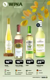 Netto gazetka | Alkohole Strona 7: Wino czerwone Côte €19,99, Wino białe Falkenburg Riesling €25,99