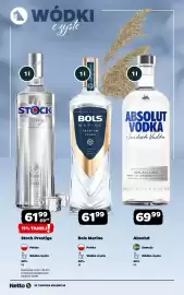 Netto gazetka | Alkohole Strona 10: Wódka czysta Stock Prestige €61,99, Wódka czysta Bols Marine €61,99