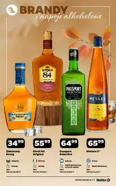 Netto gazetka | Alkohole Strona 11: Napój alkoholowy Metaxa 5 €65,99, Brandy Słoneczny Brzeg €34,99