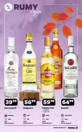 Netto gazetka | Alkohole Strona 7: Rum Havana Club Especial €59,99, Gin Seagram's €56,99