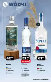 Netto gazetka | Alkohole Strona 9: Wódka czysta Finlandia €52,99, Wódka czysta Soplica Szlachetna €61,69