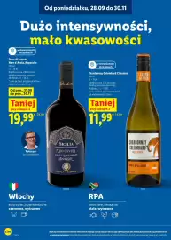 Lidl gazetka | Alkohole Strona 12: Duca di Sasseta Nero d'Avola Appassite €19,99, CHARDONNAY/COLOMBARD, CIMAROSA €11,99