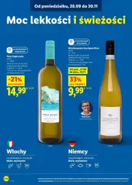 Lidl gazetka | Alkohole Strona 16: Weissburgunder Sauvignon Blanc €9,99, PINOT GRIGIO, GARDA €14,99