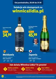 Lidl gazetka | Alkohole Strona 21: Salcuta Feteasca Alba €34,99, The Choya Ume Salute €45,99