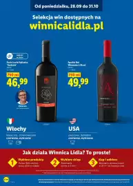 Lidl gazetka | Alkohole Strona 23: Paolo Leccisi Aglianico 'Gardenia' €46,99, Apothic Red Winemaker’s Blend €49,99
