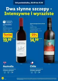 Lidl gazetka | Alkohole Strona 9: Cabernet Sauvignon Reserva Privada €14,99, Ambleside AUS Shiraz €19,99