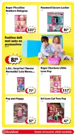 Kruidvat folder | Speelgoed Pagina 13: Evi Love Cat Tree Pop €4,99, Bayer Charlene little love pop €11,99