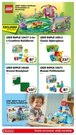 Kruidvat folder | Speelgoed Pagina 23: Lego duplo classic opbergdoos €23,99, LEGO DUPLO 10471 Blauwe Politiemotor €8,99