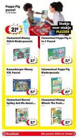 Kruidvat folder | Speelgoed Pagina 34: Clementoni Peppa Pig 4-in-1 Puzzel €2,99, Ravensburger Disney XXL Puzzel €5,99
