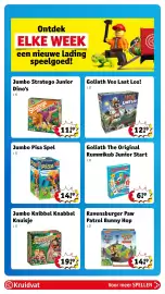 Kruidvat folder | Speelgoed Pagina 39: Jumbo Stratego Junior Dino's €11,99, Jumbo Knibbel Knabbel Knuisje €19,99