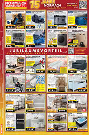 Norma Prospekt woche 41 Seite 2: Happy Home 2-Sitzer-Sofabett €349,00, Scheppach Diesel-Stromerzeuger SG5200D €999,00