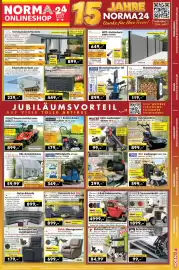 Norma Prospekt woche 41 Seite 1: XXL-Gewächshaus €59,99, Rüttelplatte HP1200S €349,00