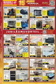 Norma Prospekt woche 41 Seite 2: Happy Home 2-Sitzer-Sofabett €349,00, Scheppach Diesel-Stromerzeuger SG5200D €999,00