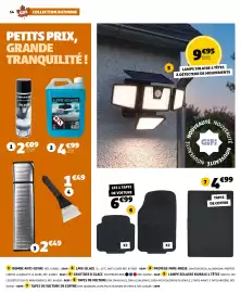 Catalogue GiFi | Gifi 29-09-2026 / 12-10-2026 page 14: Grattoir à glace €1,49, Les 4 tapis de voiture €6,99