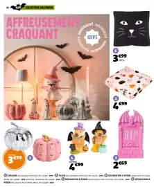 Catalogue GiFi | Gifi 29-09-2026 / 12-10-2026 page 22: Décoration à poser €3,99, Coussin €3,99