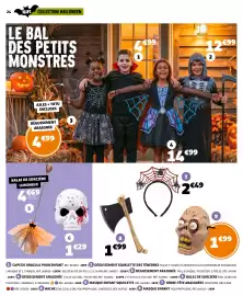 Catalogue GiFi | Gifi 29-09-2026 / 12-10-2026 page 24: Cape de dracula pour enfant €4,99, Masque enfant €1,99