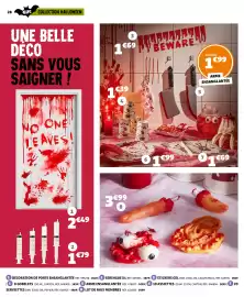 Catalogue GiFi | Gifi 29-09-2026 / 12-10-2026 page 28: Seringue x4 €1,79, Lot de faux membres €3,99