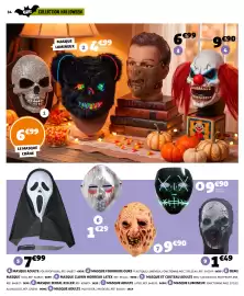 Catalogue GiFi | Gifi 29-09-2026 / 12-10-2026 page 34: Masque adulte €6,99, Masque led €9,90