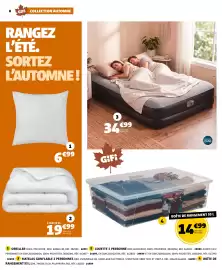Catalogue GiFi | Gifi 29-09-2026 / 12-10-2026 page 8: Boîte de rangement 55 l €14,99, Oreiller €6,99