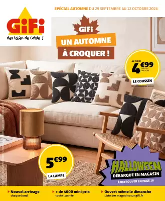 GiFi | Gifi 29-09-2026 / 12-10-2026 (valable jusqu'au 12-10)